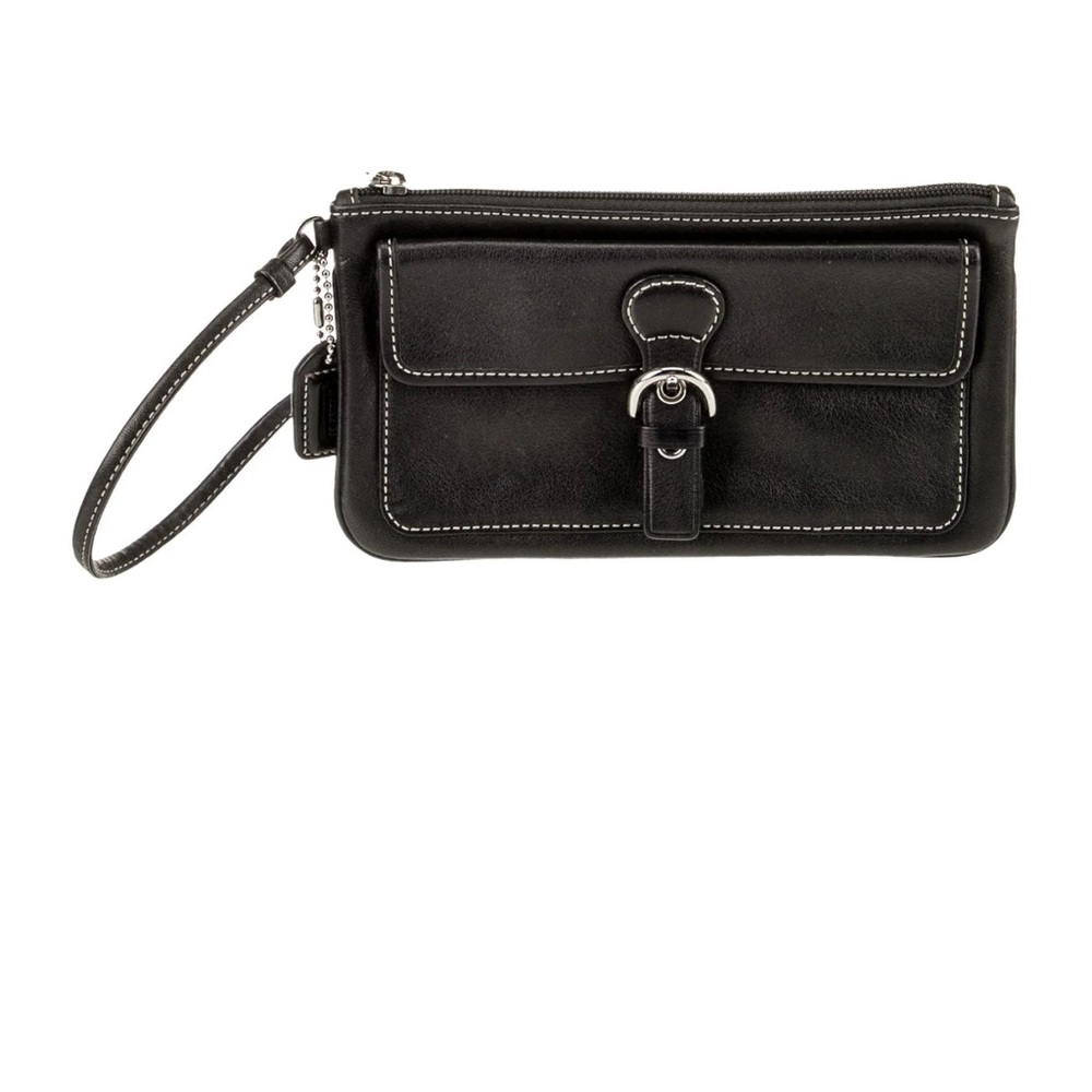 Coach leather clutch